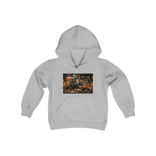 Halloween 2024 Series Print #8 Youth Heavy Blend Hooded Sweatshirt