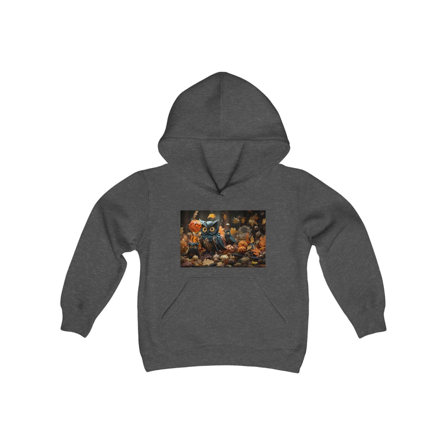 Halloween 2024 Series Print #8 Youth Heavy Blend Hooded Sweatshirt