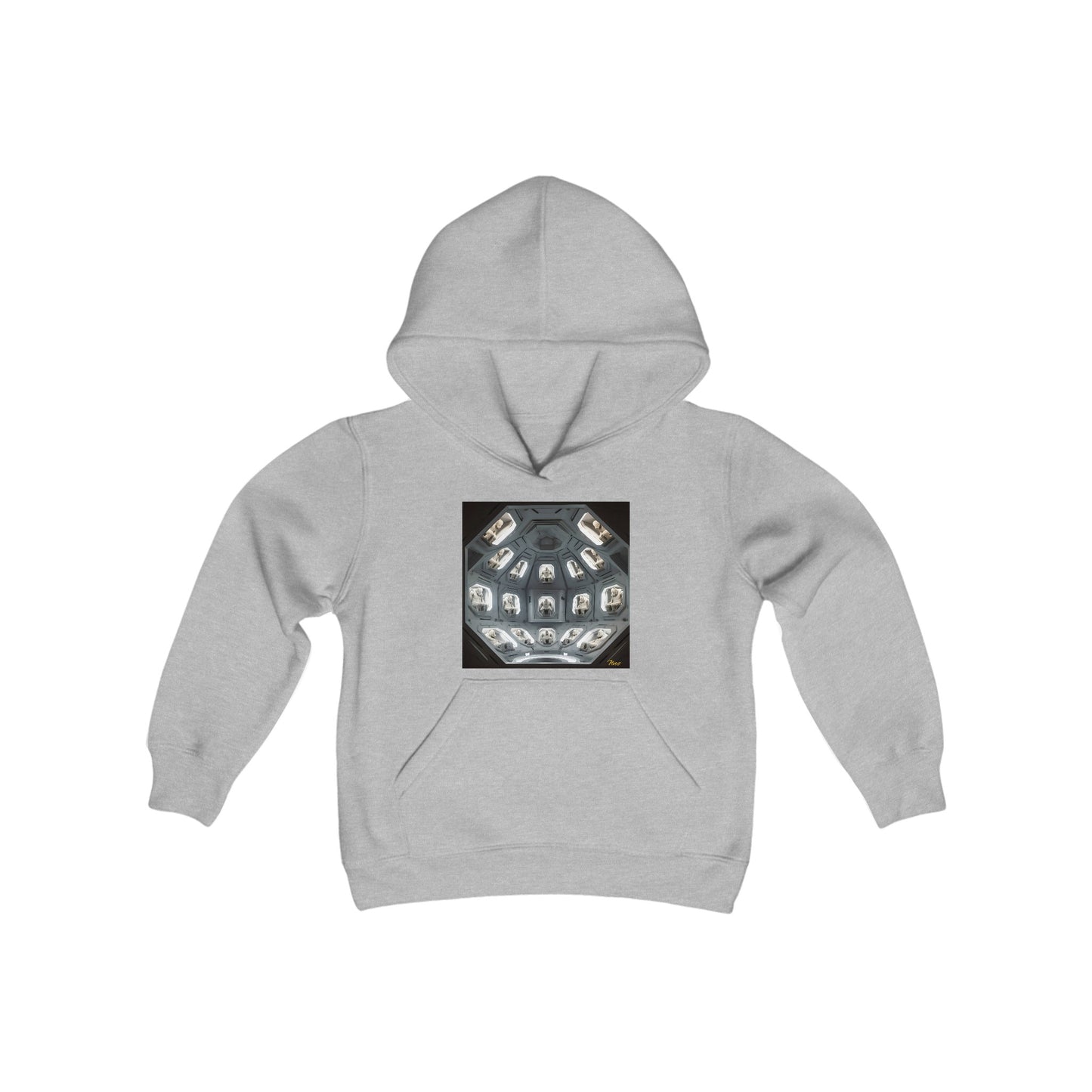 Elons' Dream Series Print #2 Youth Heavy Blend Hooded Sweatshirt