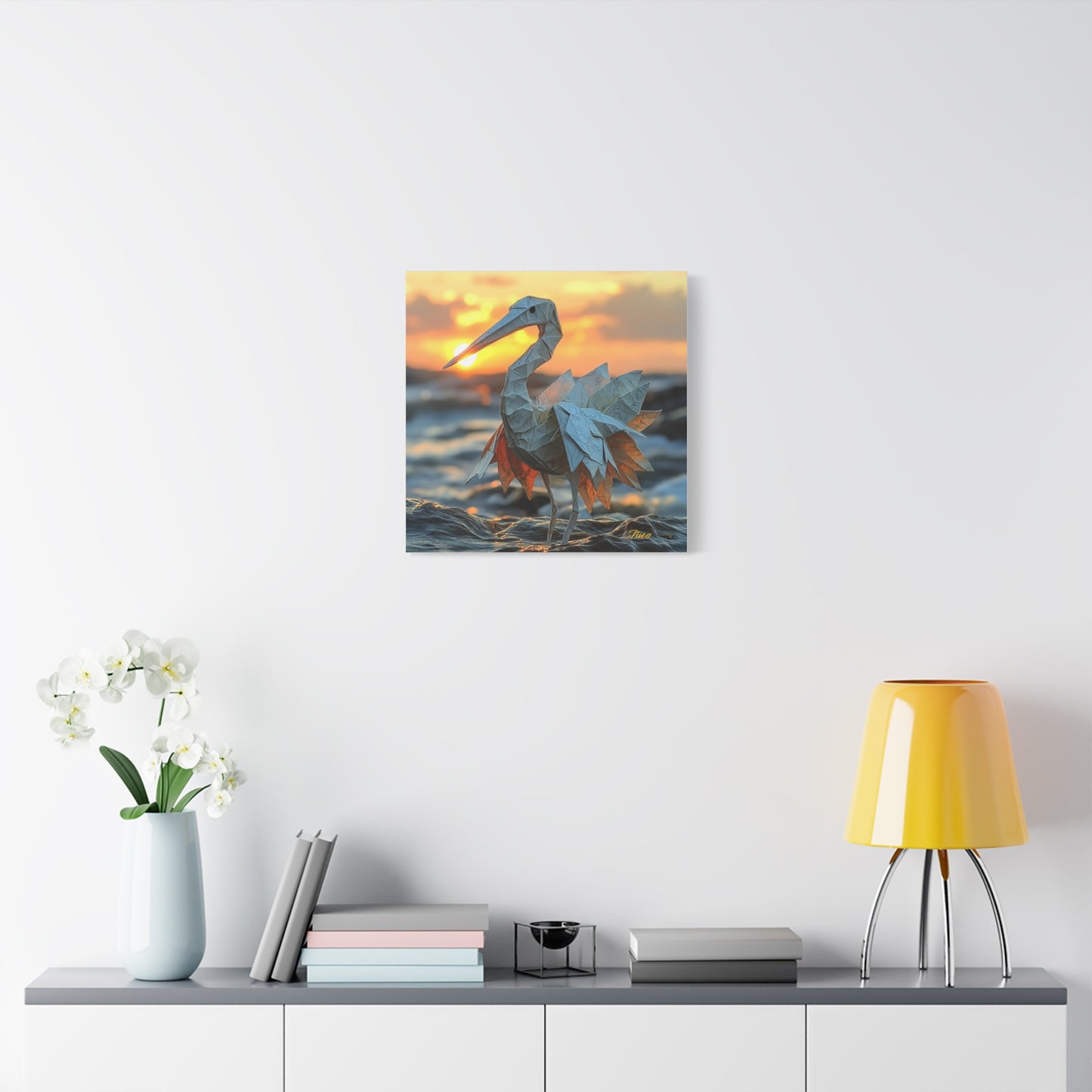 By The Seaside Series Print #1 - Streched Matte Canvas Print, 1.25" Thick