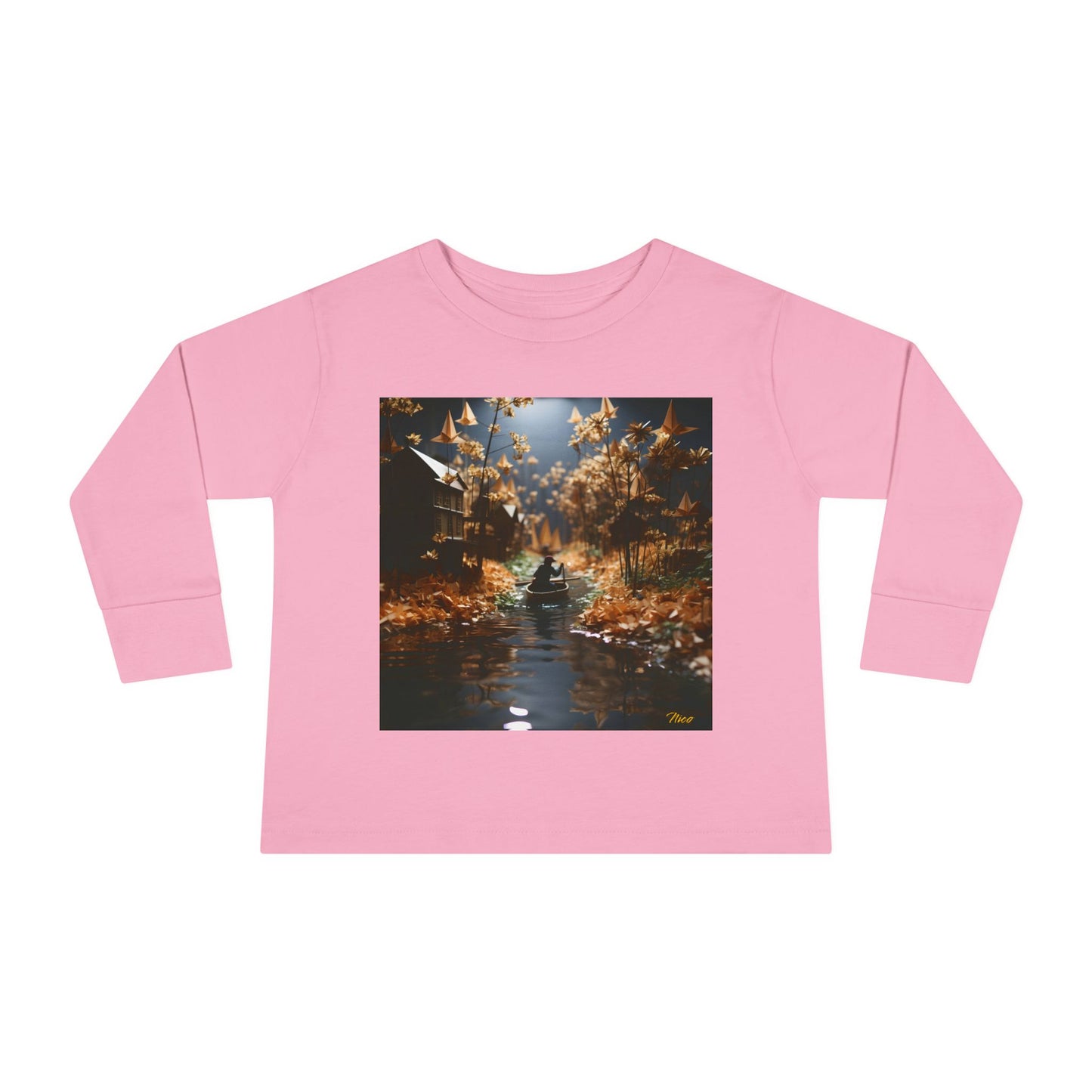 Born On A Bayou Series Print #5 Toddler Long Sleeve Tee