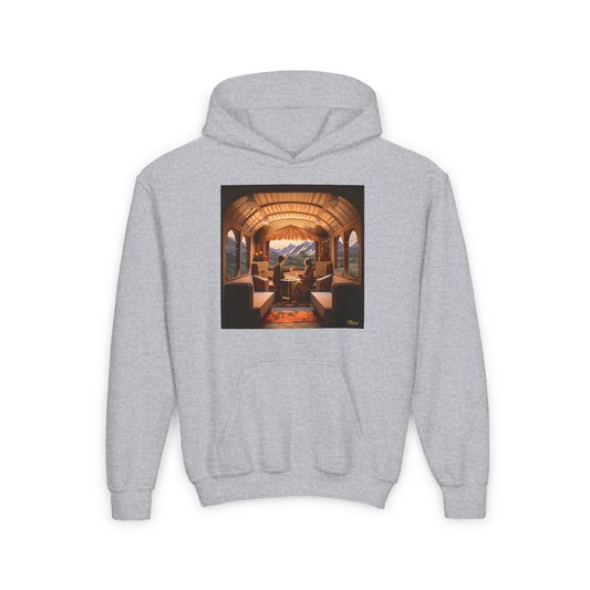 Orient Express Series Print #1 Youth Heavy Blend Hooded Sweatshirt