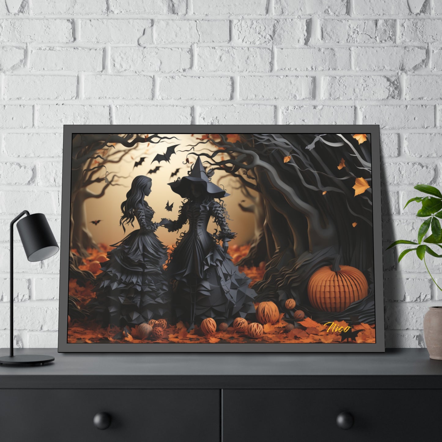 Halloween 2024 Series Print #9 - Framed Fine Art Paper Print