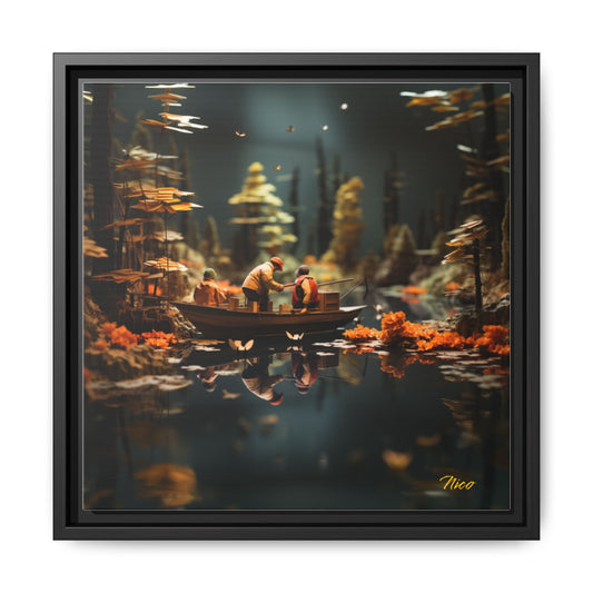 Born On A Bayou Series Print #10 - Black Framed Canvas Print