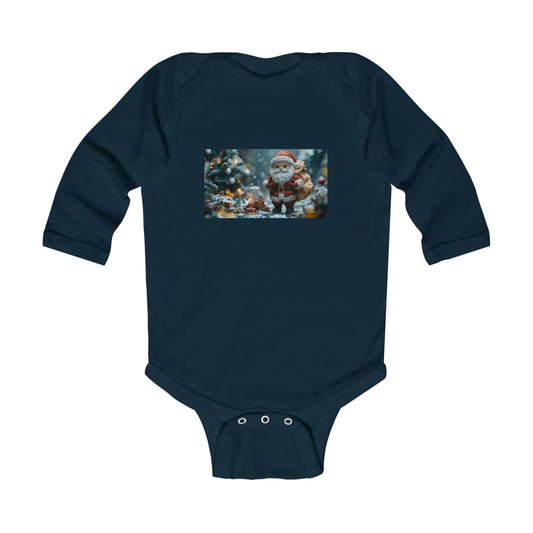 Chirstmas 2024 Series Print #5 Infant Long Sleeve Bodysuit