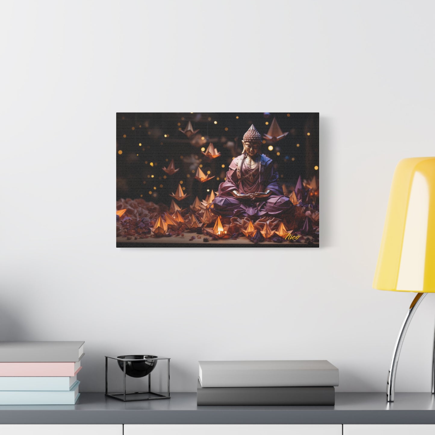 Ascending Buddha Series Print #6 - Streched Matte Canvas Print, 1.25" Thick