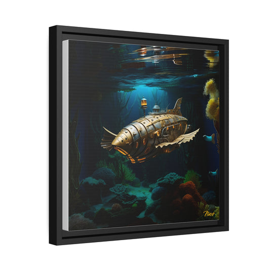 20,000 Under The Sea Series Print #9 - Black Framed Canvas Print