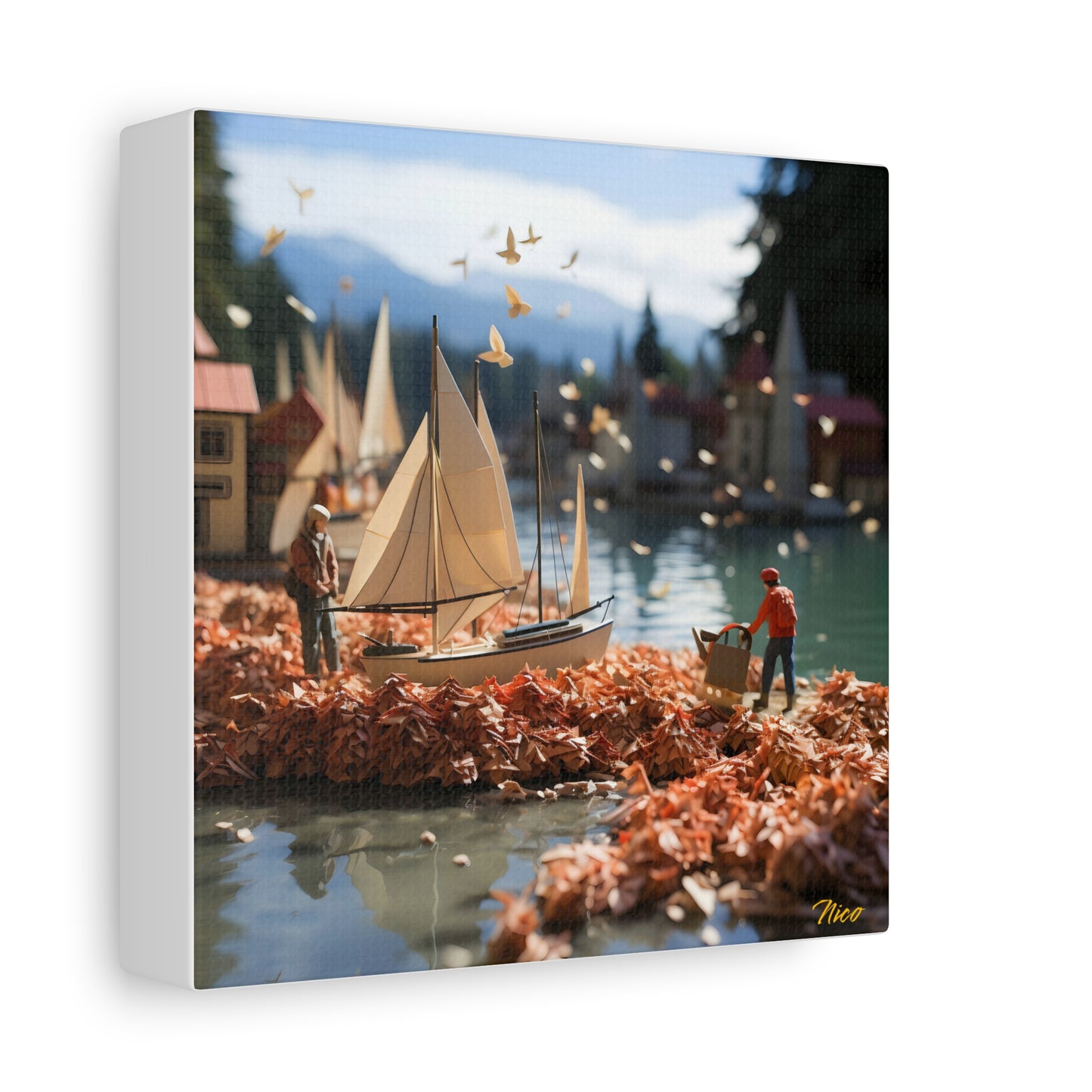 On The Docks By The Bay Series Print #5 - Streched Matte Canvas Print, 1.25" Thick