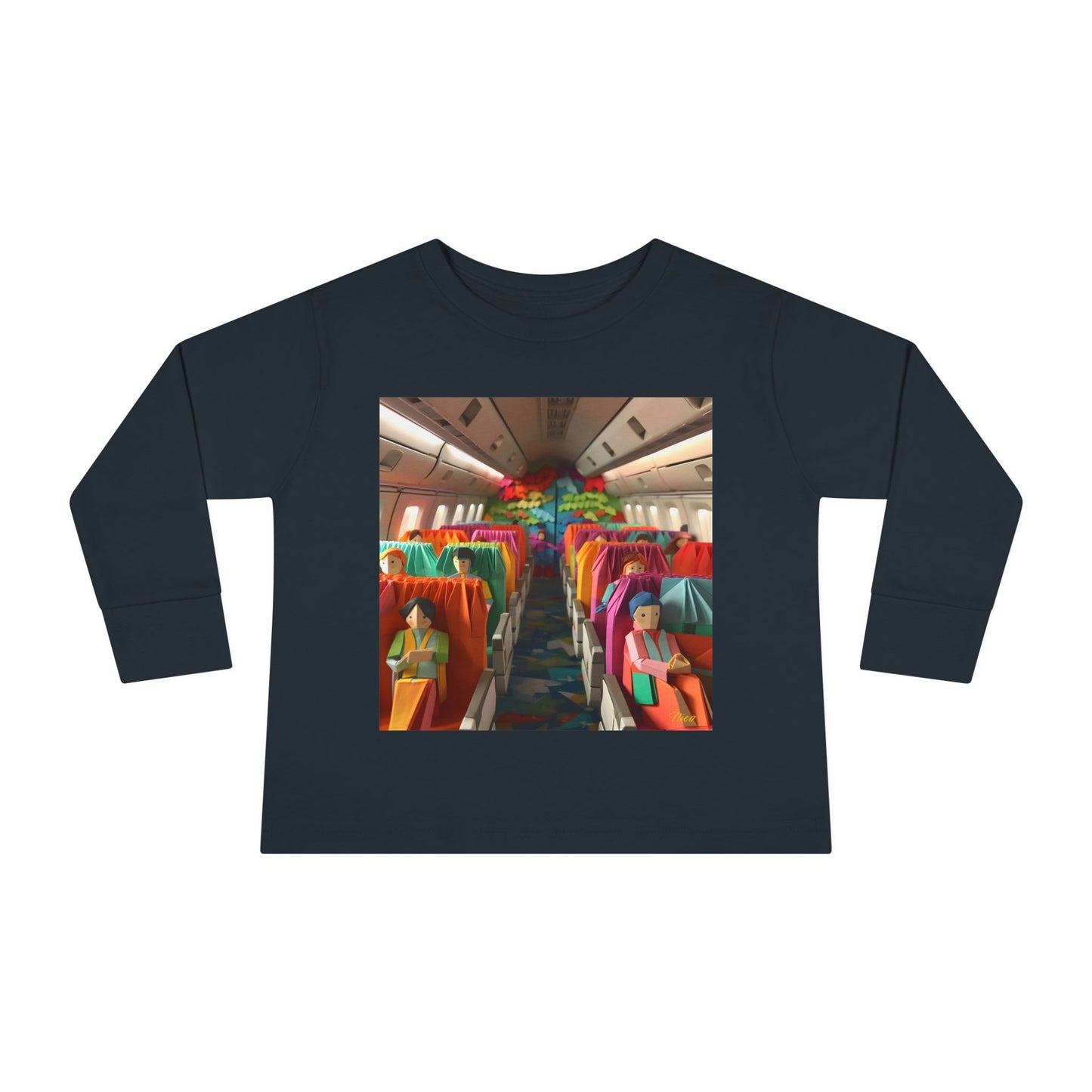 Big Ol' Jet Airliner Series Print #2 Toddler Long Sleeve Tee