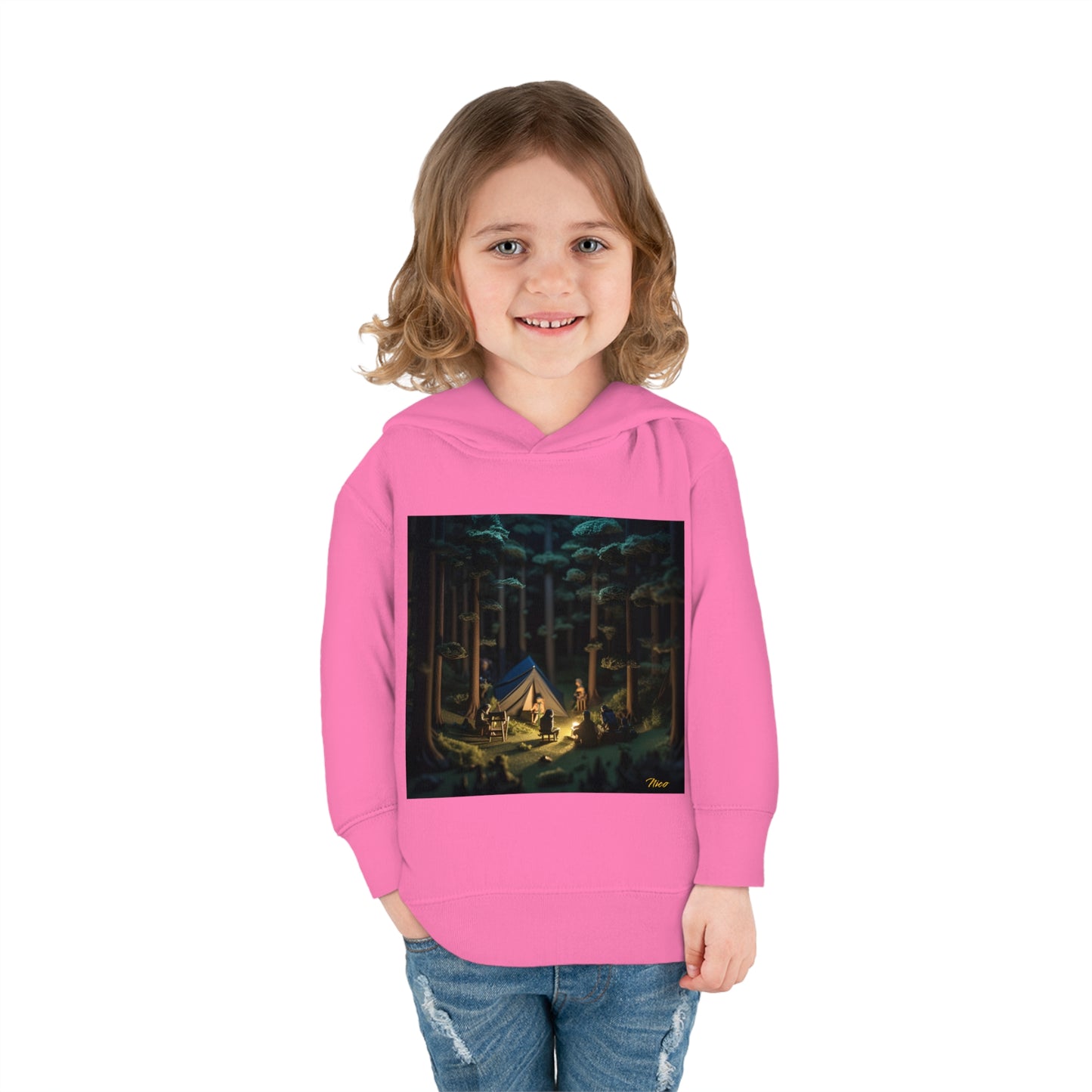 Under The Starry Skies Series Print #6 Toddler Pullover Fleece Hoodie