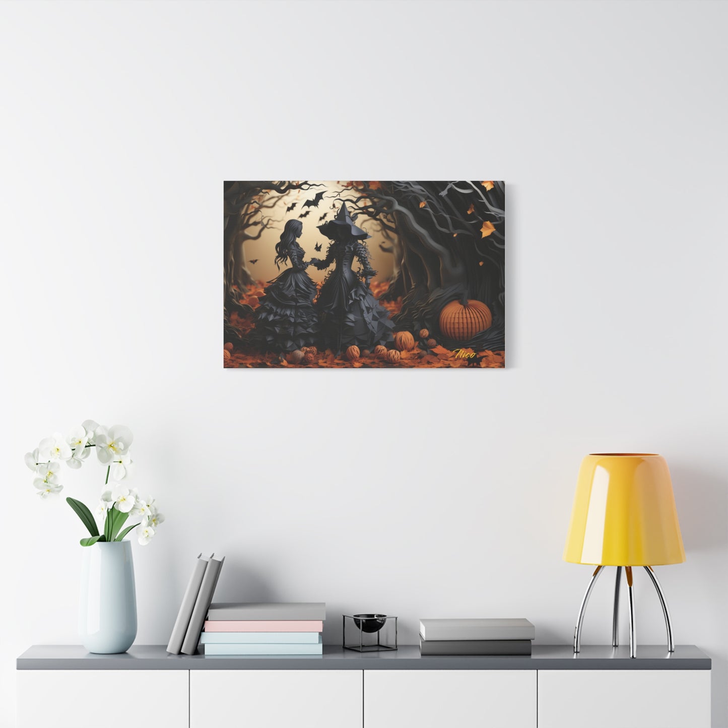 Halloween 2023 Series Print #9 - Streched Matte Canvas Print, 1.25" Thick