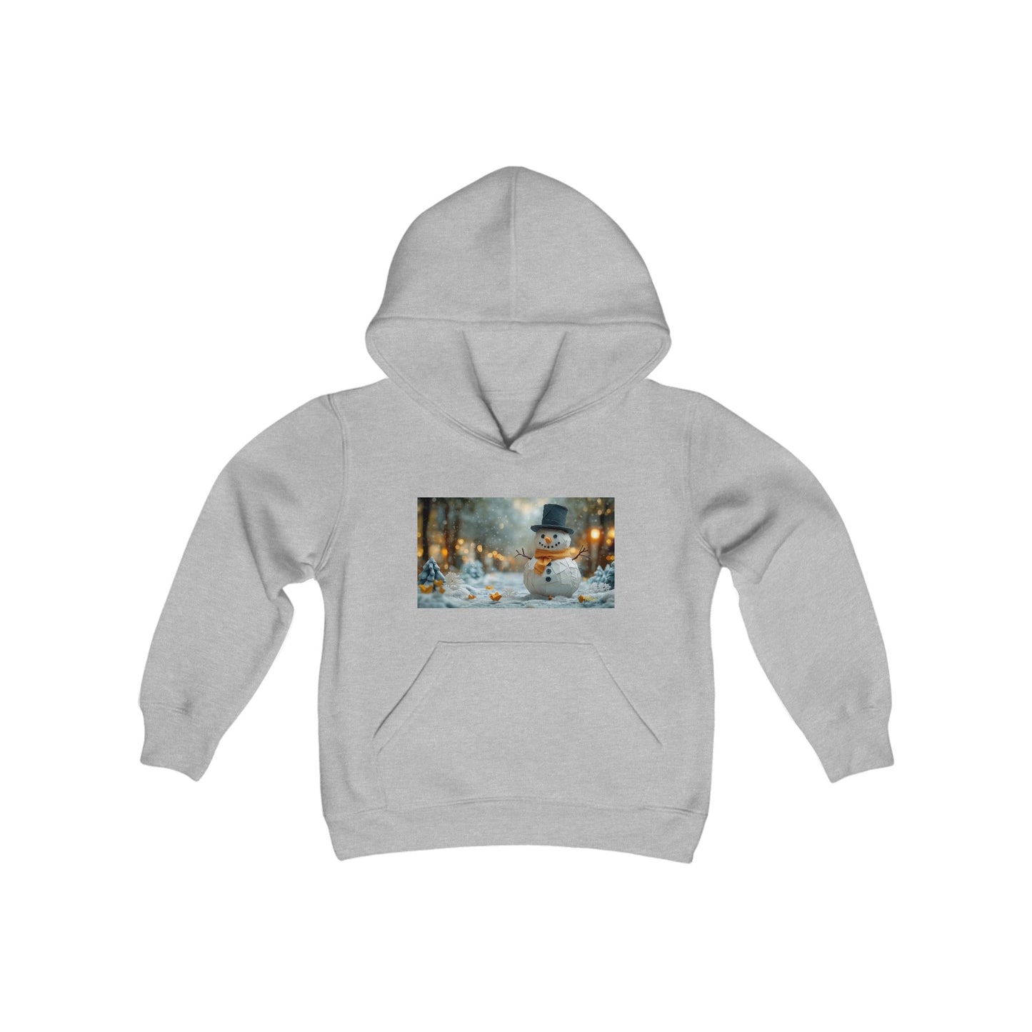 Chirstmas 2024 Series Print #11 Youth Heavy Blend Hooded Sweatshirt