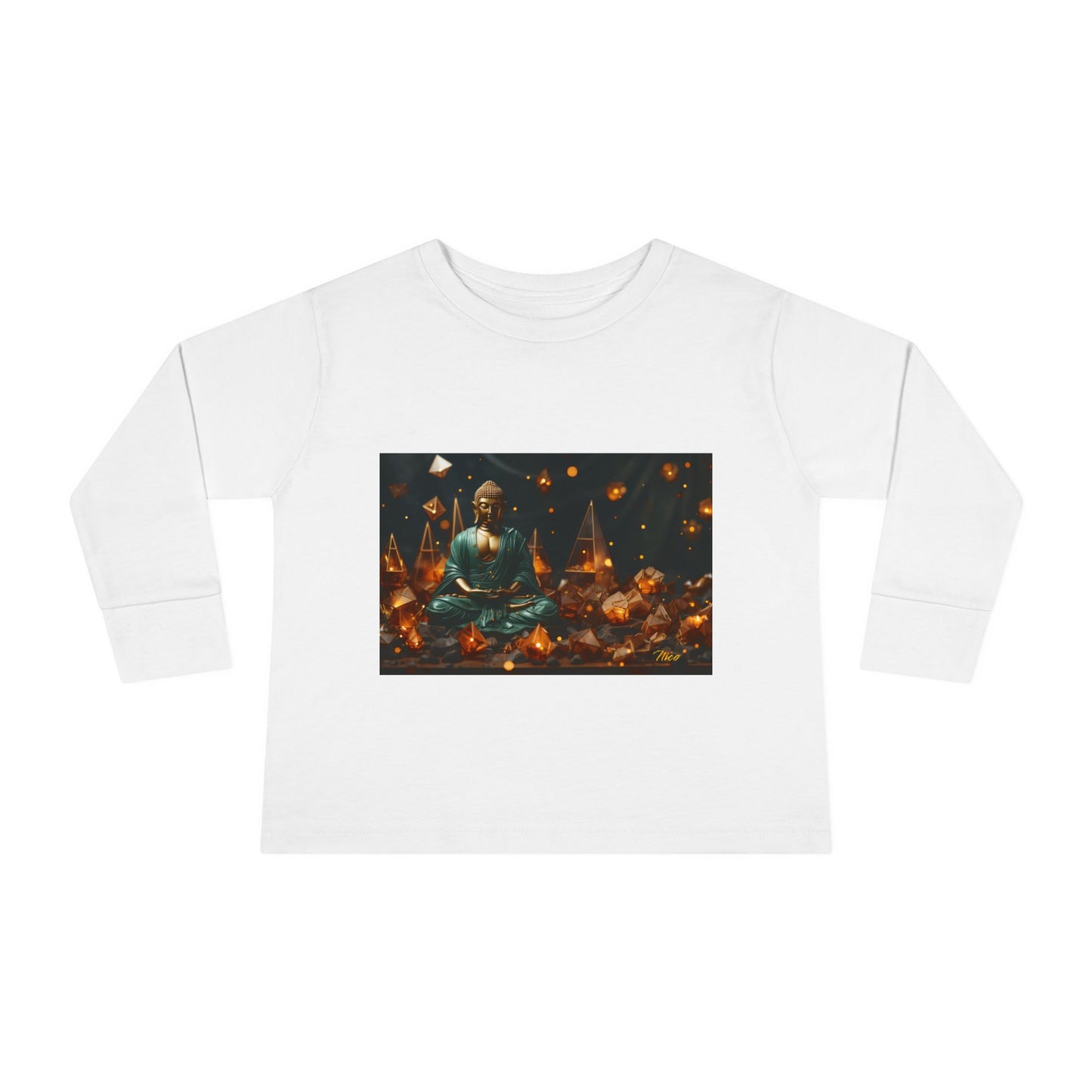 Ascending Buddha Series Print #4 Toddler Long Sleeve Tee