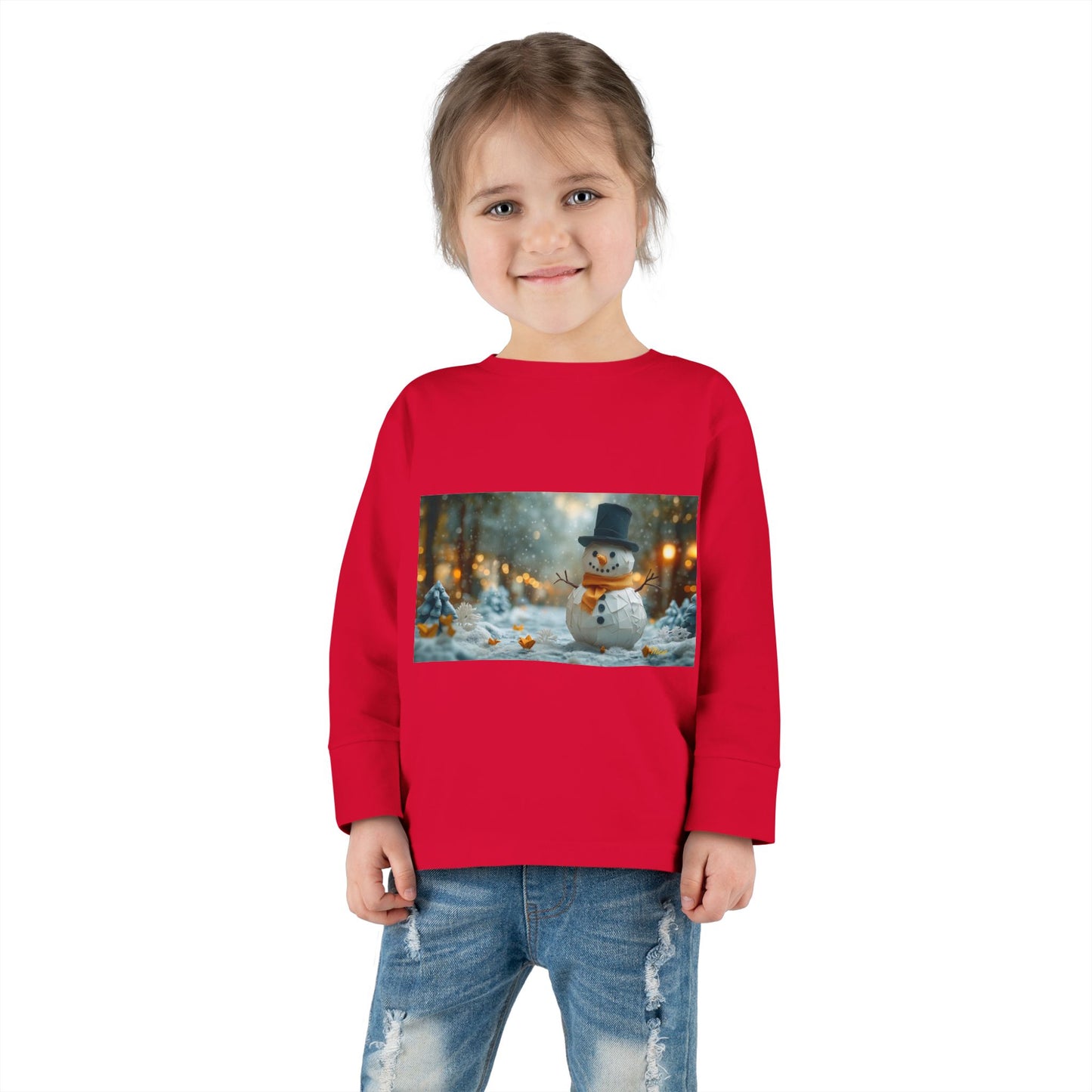 Chirstmas 2024 Series Print #11 Toddler Long Sleeve Tee