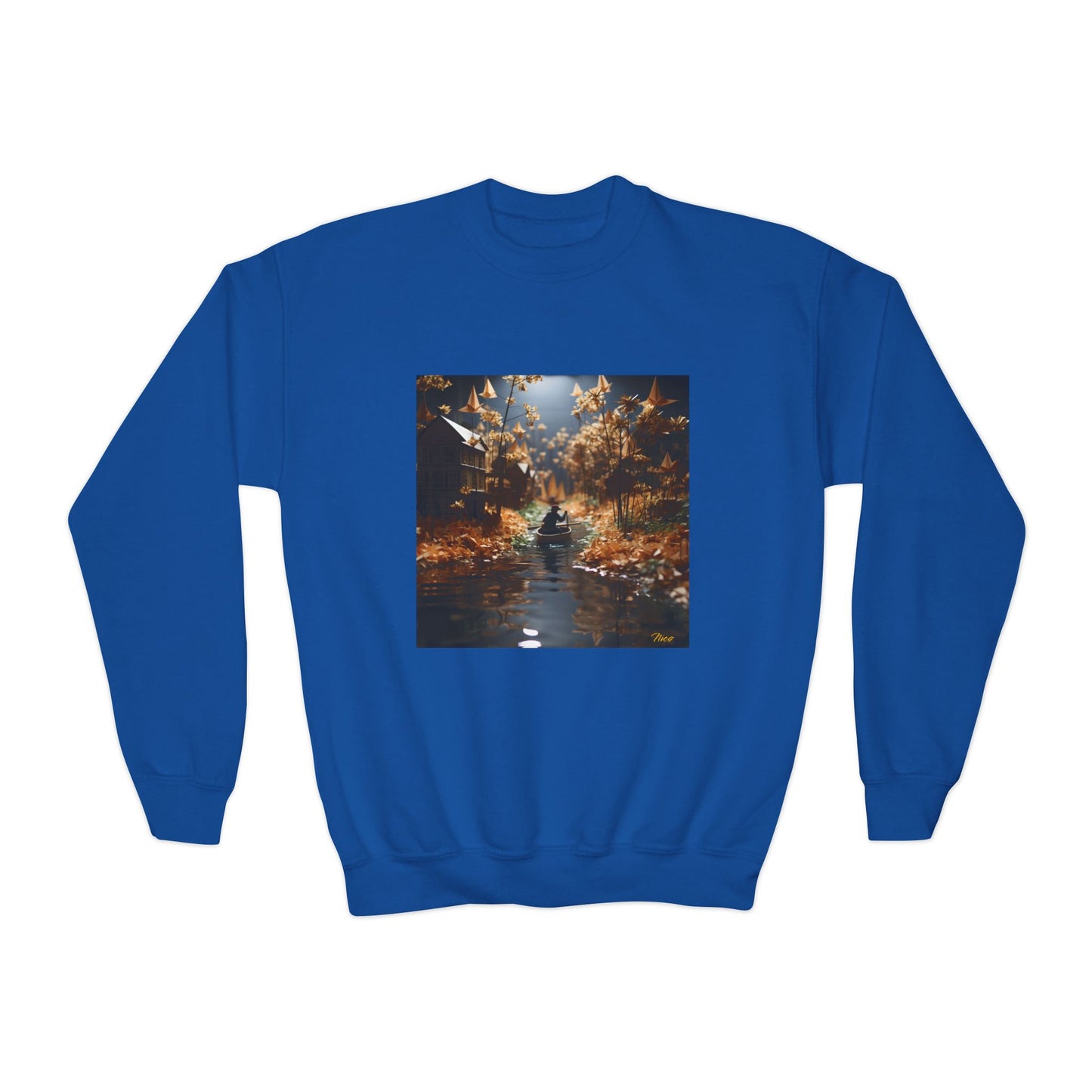 Born On A Bayou Series Print #5 Youth Crewneck Sweatshirt