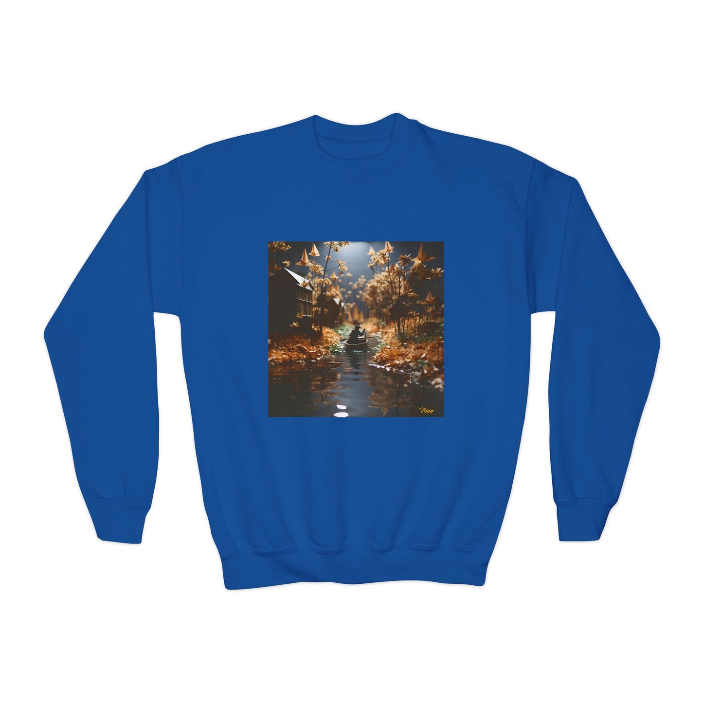 Born On A Bayou Series Print #5 Youth Crewneck Sweatshirt