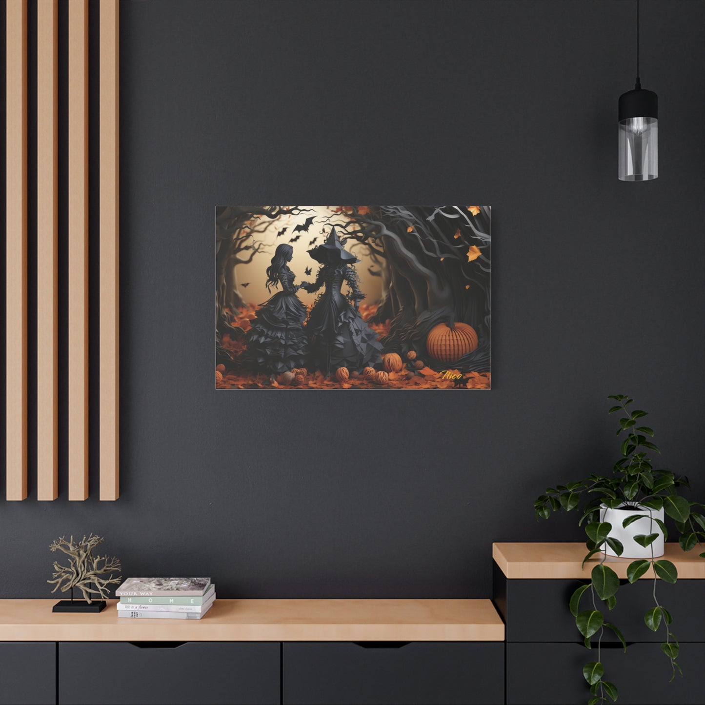 Halloween 2023 Series Print #9 - Streched Matte Canvas Print, 1.25" Thick