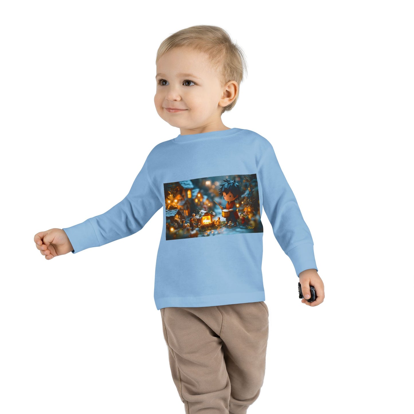 Chirstmas 2024 Series Print #8 Toddler Long Sleeve Tee