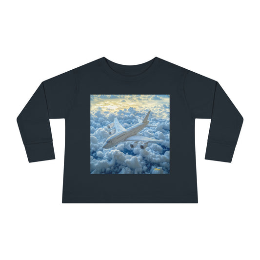 Big Ol' Jet Airliner Series Print #10 Toddler Long Sleeve Tee