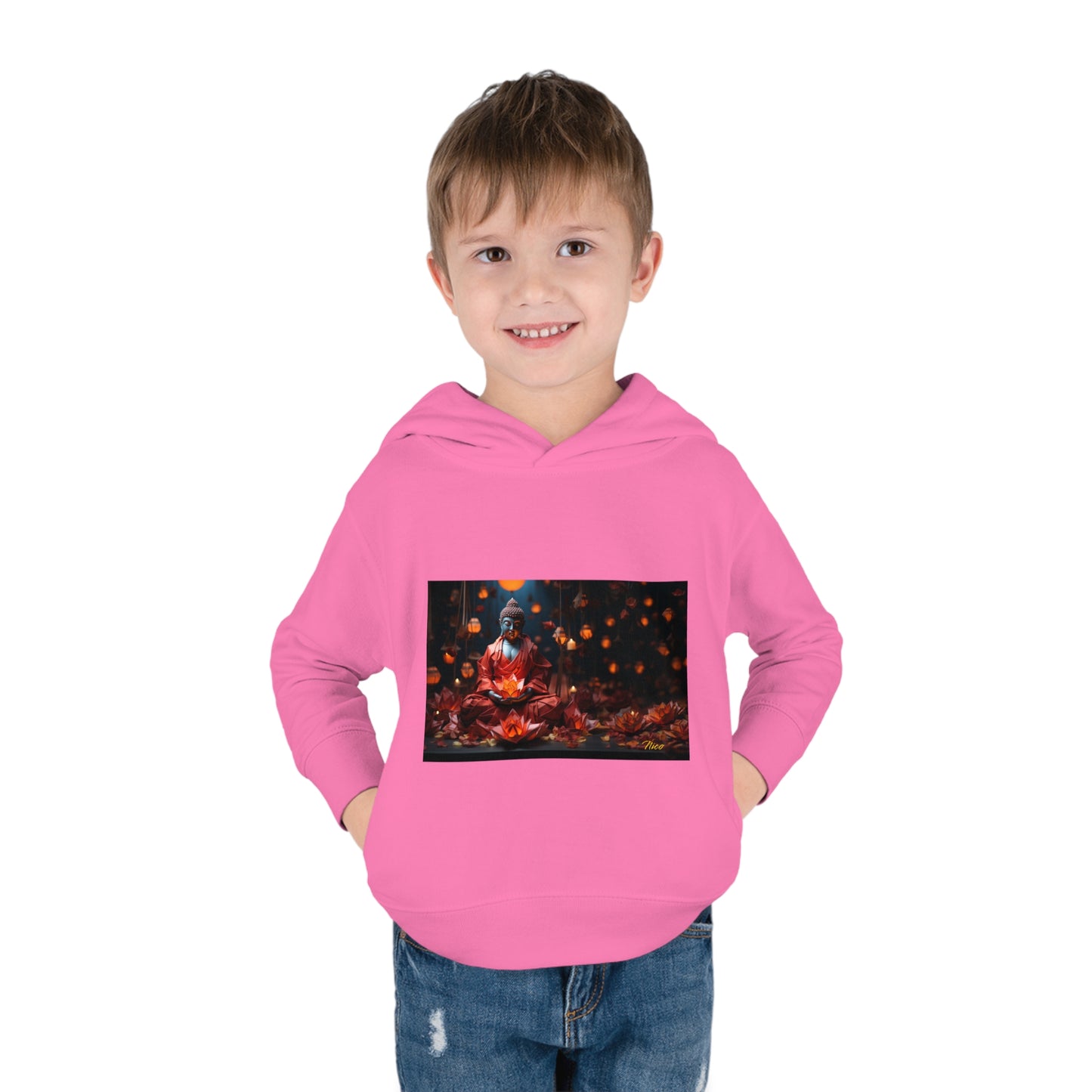 Ascending Buddah Series Print #2 Toddler Pullover Fleece Hoodie