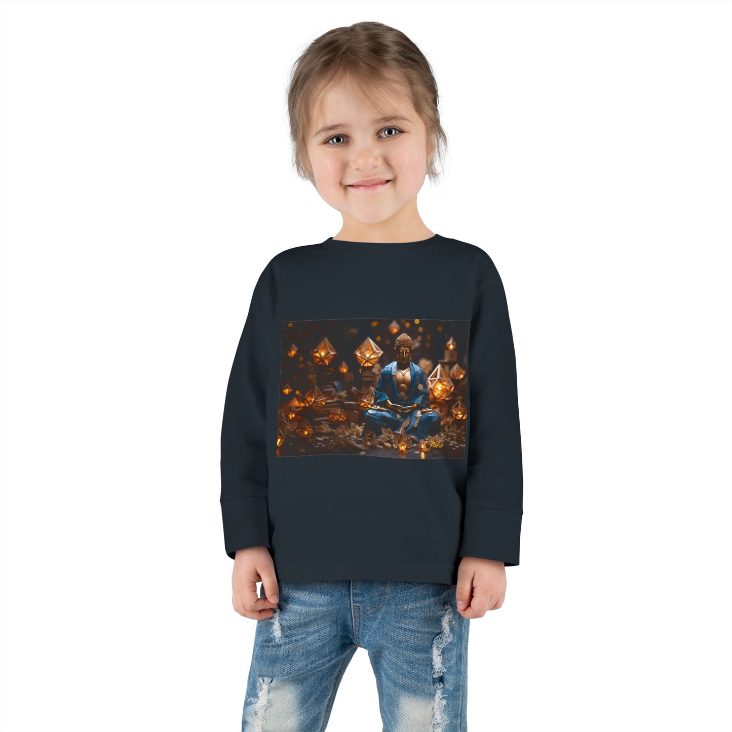 Ascending Buddha Series Print #3 Toddler Long Sleeve Tee