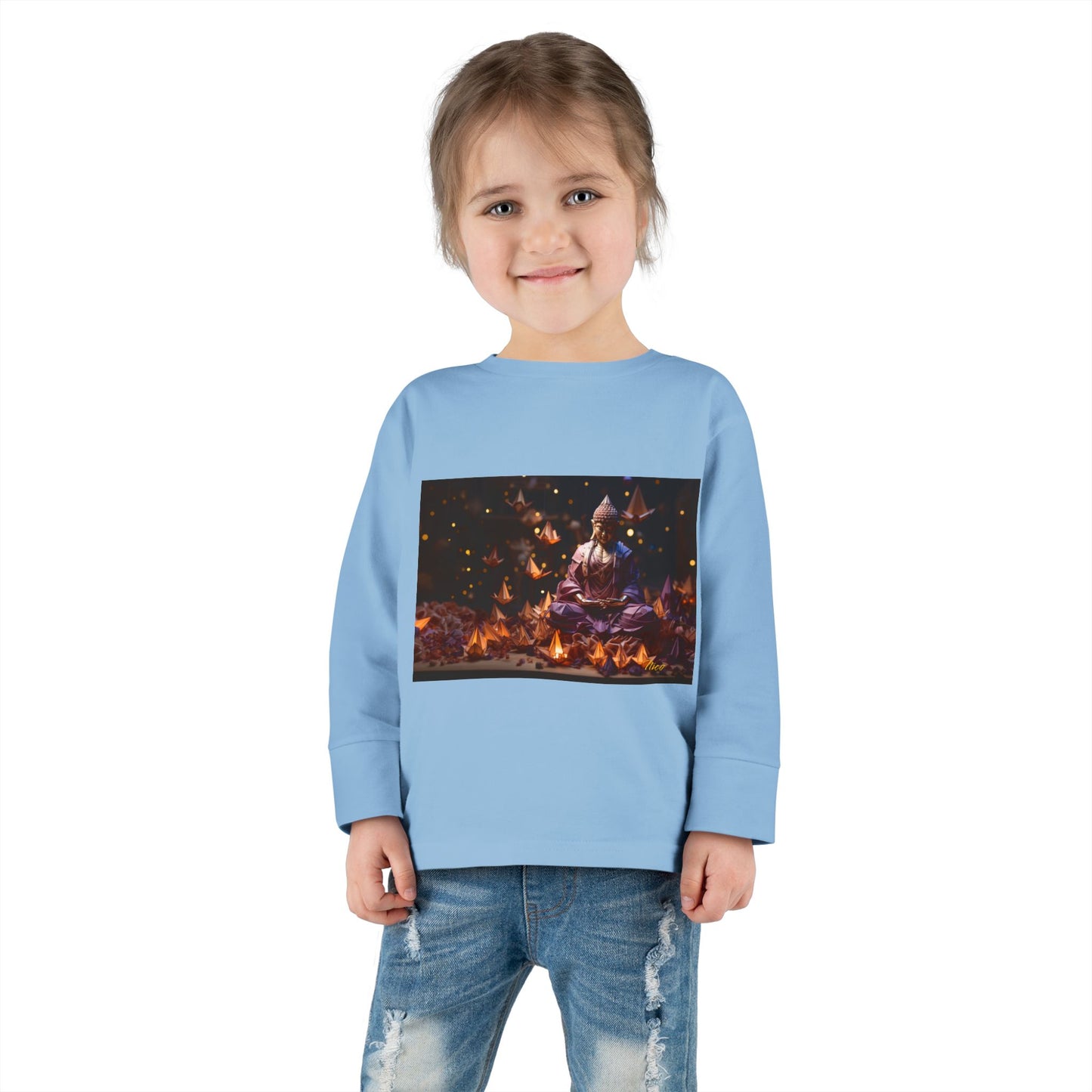 Ascending Buddha Series Print #6 Toddler Long Sleeve Tee