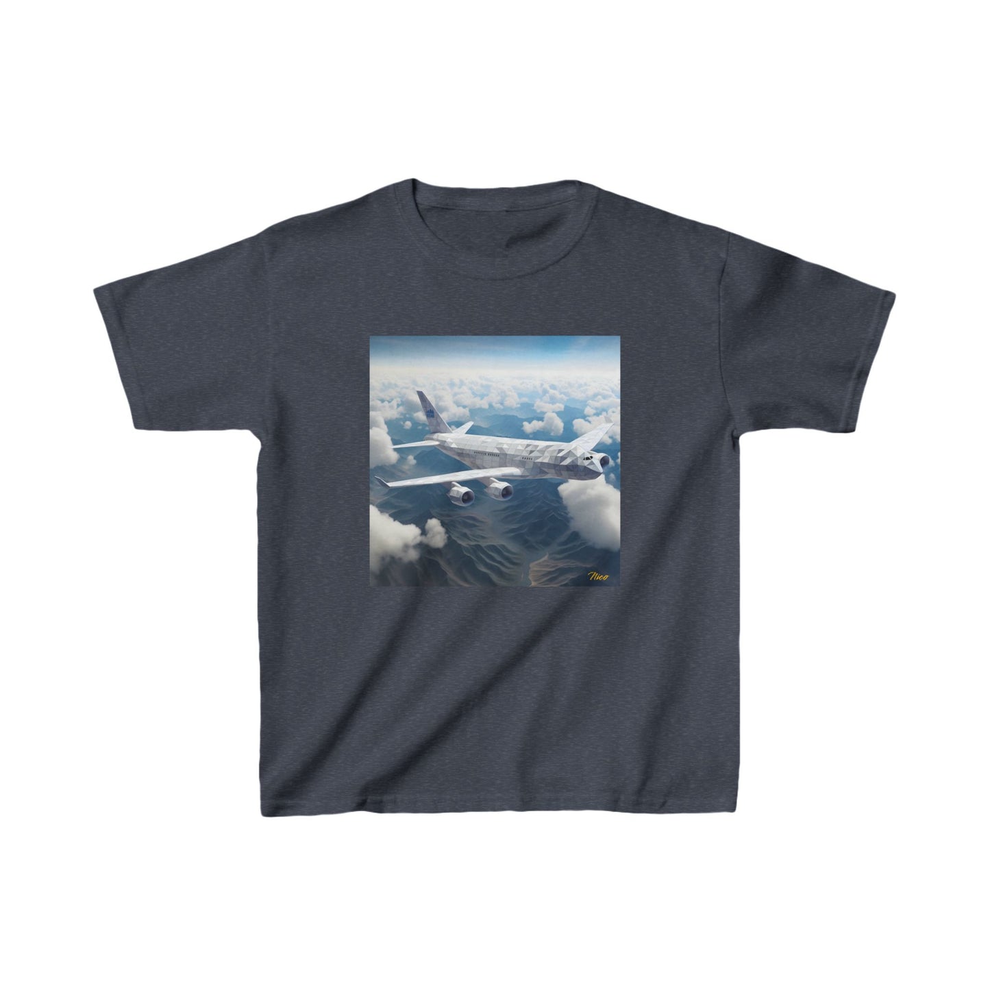 Frequent Flyer Miles Series Print #7 Kids Heavy Cotton™ Tee