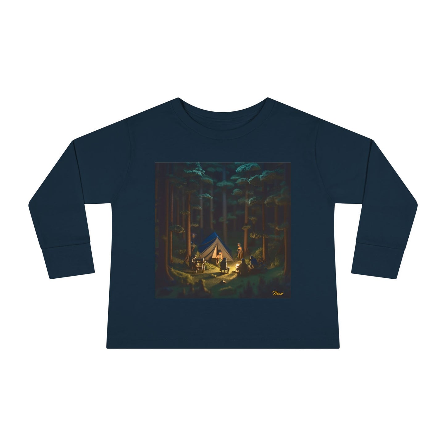 Under The Starry Skies Series Print #6 Toddler Long Sleeve Tee