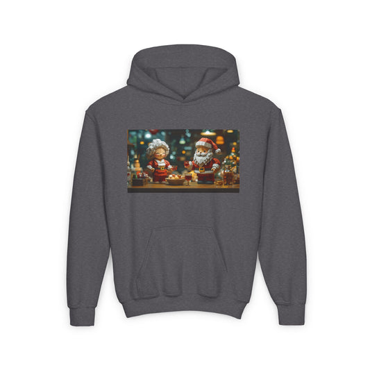 Chirstmas 2024 Series Print #2 Youth Heavy Blend Hooded Sweatshirt