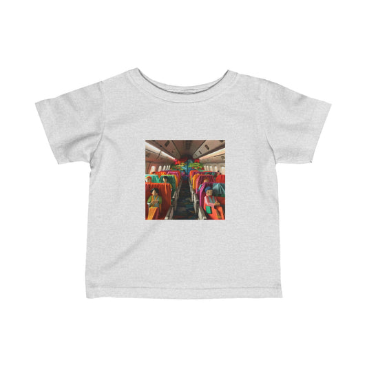 Frequent Flyer Miles Series Print #2 Infant Fine Jersey Tee