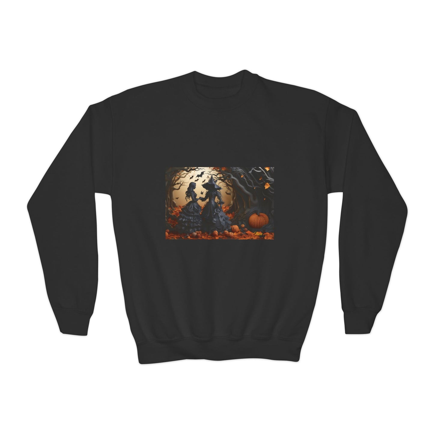 Halloween 2024 Series Print #9 Youth Crewneck Sweatshirt