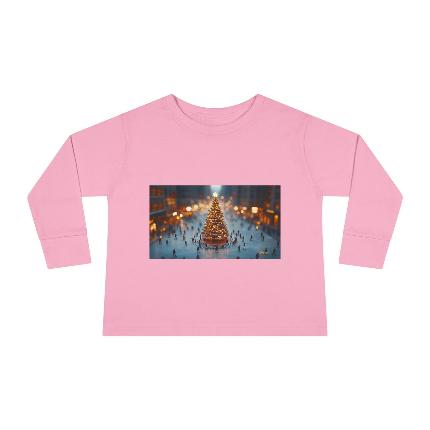 Chirstmas 2024 Series Print #7 Toddler Long Sleeve Tee