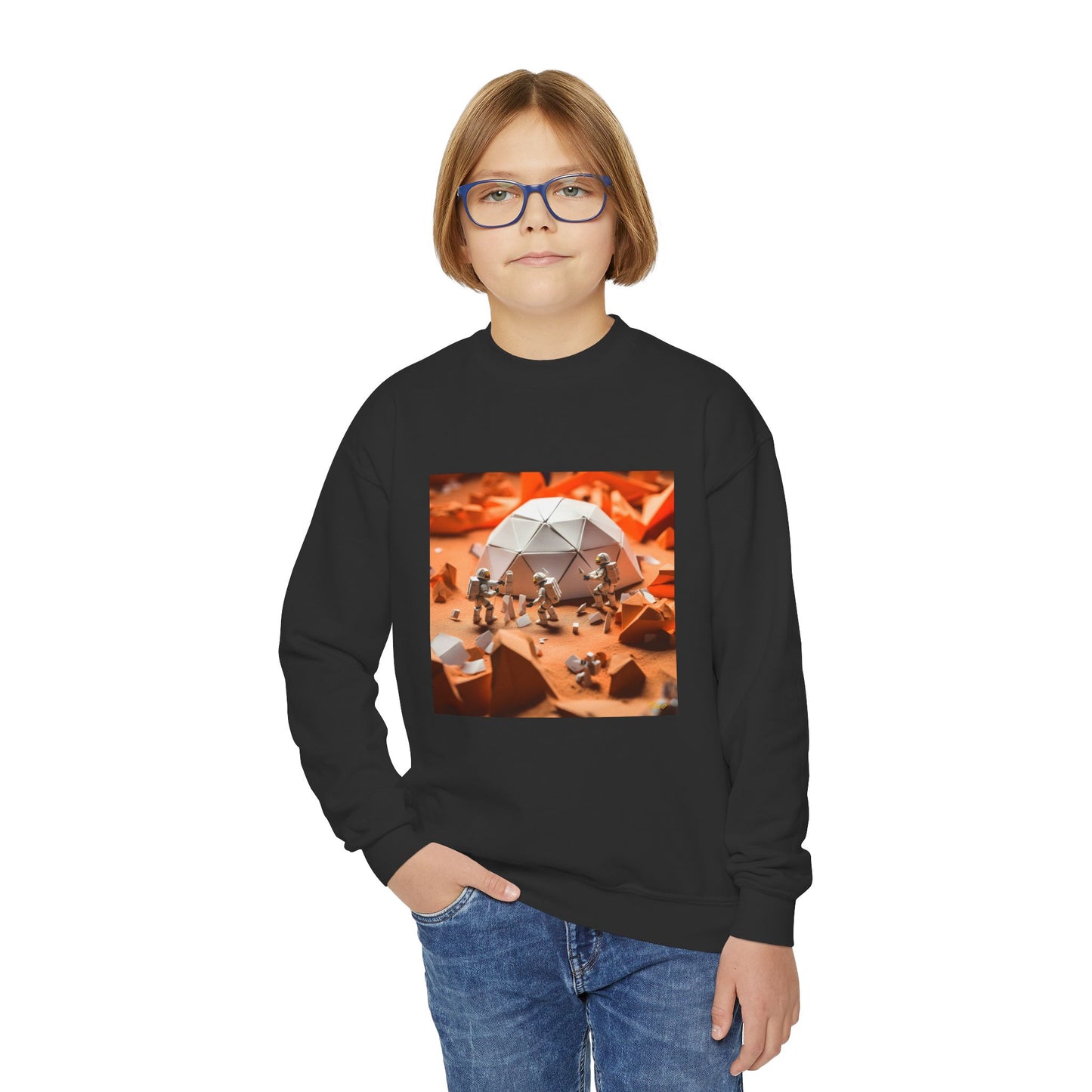 Elons' Dream Series Print #8 Youth Crewneck Sweatshirt