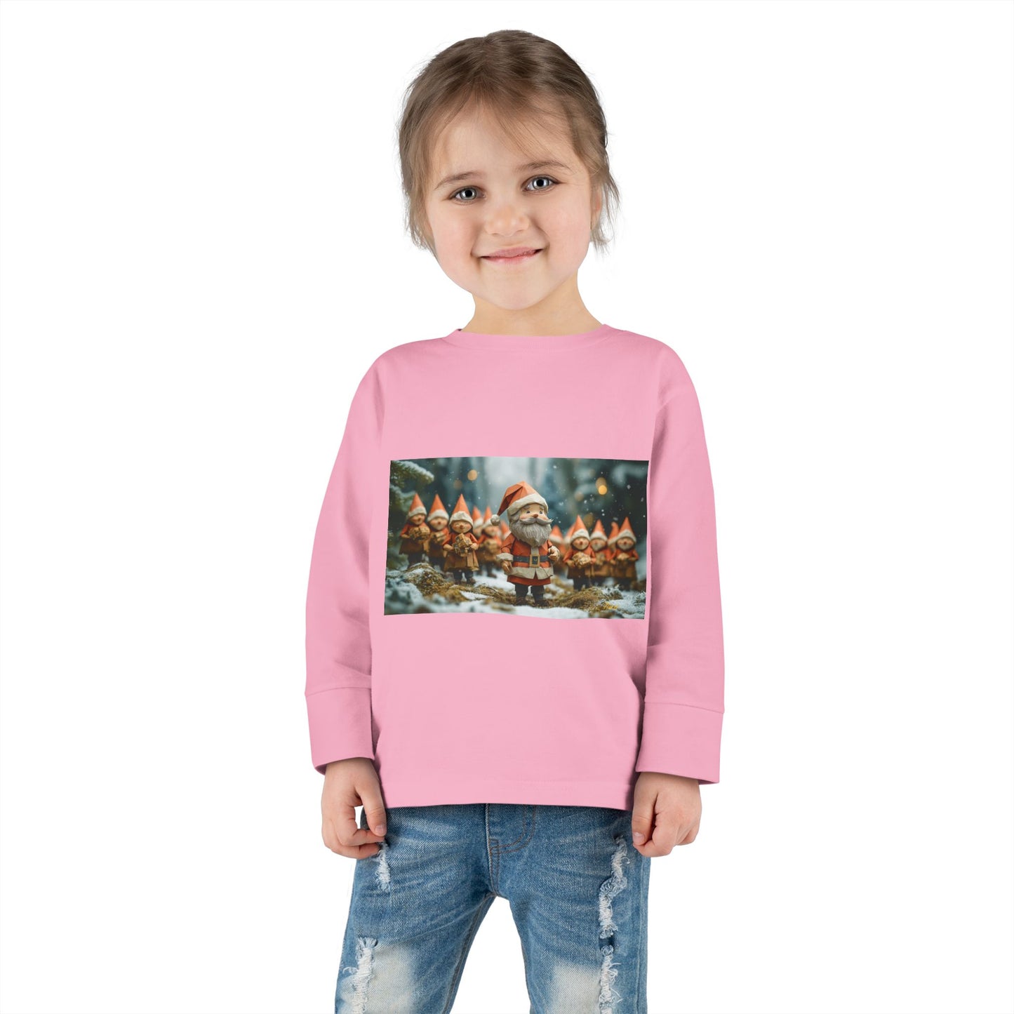 Chirstmas 2024 Series Print #4 Toddler Long Sleeve Tee