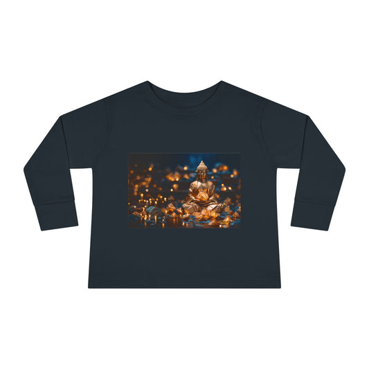 Ascending Buddha Series Print #10 Toddler Long Sleeve Tee