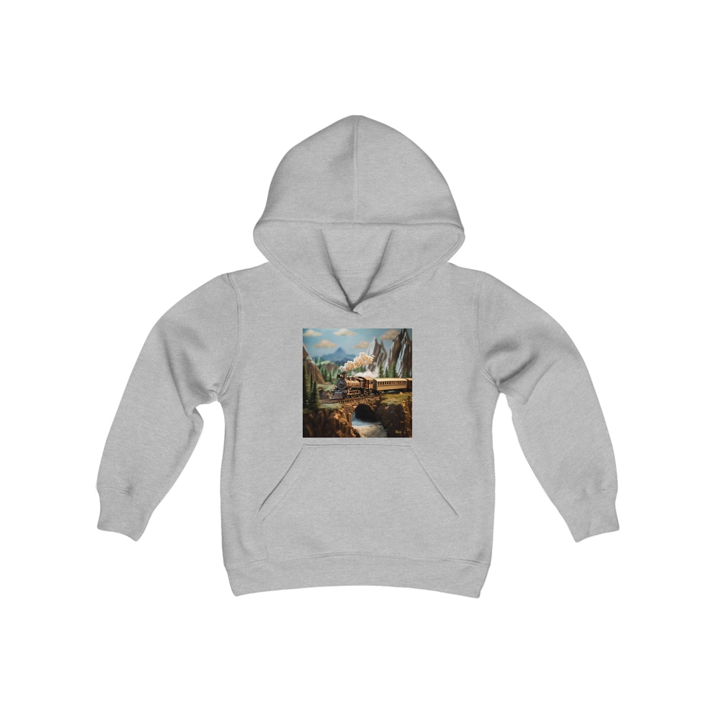 Orient Express Series Print #5 Youth Heavy Blend Hooded Sweatshirt