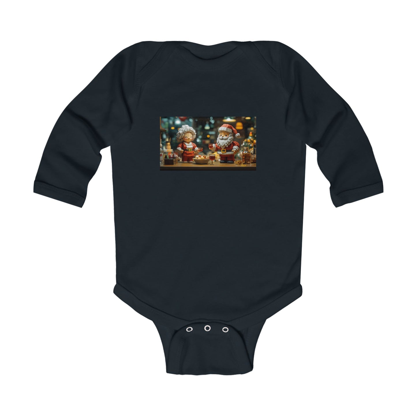 Chirstmas 2024 Series Print #2 Infant Long Sleeve Bodysuit