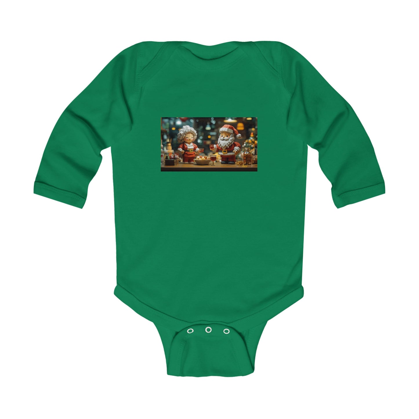 Chirstmas 2024 Series Print #2 Infant Long Sleeve Bodysuit