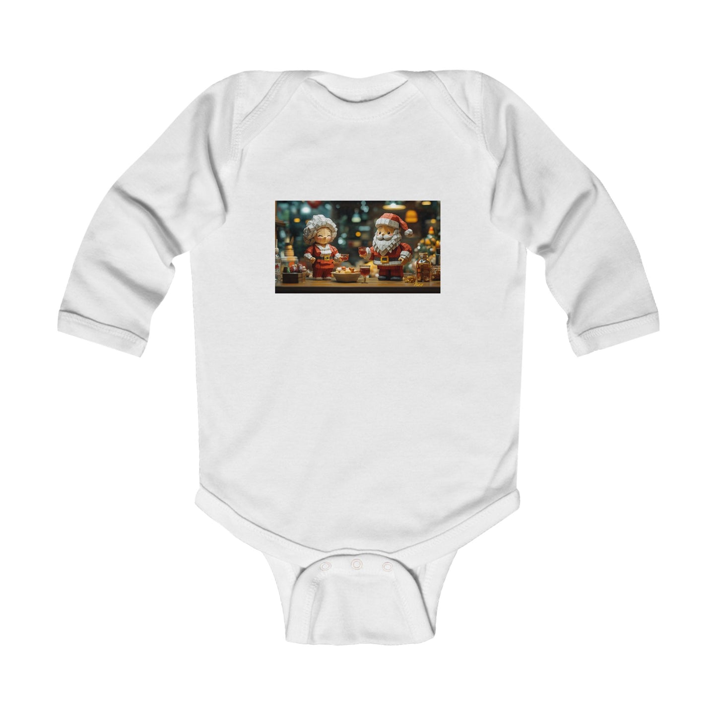 Chirstmas 2024 Series Print #2 Infant Long Sleeve Bodysuit