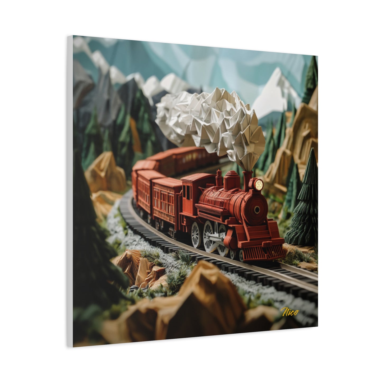 Orient Express Series Print #3 - Streched Matte Canvas Print, 1.25" Thick