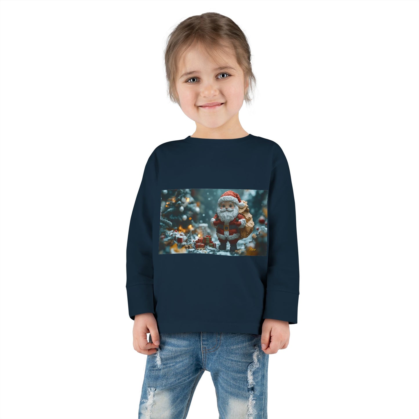 Chirstmas 2024 Series Print #5 Toddler Long Sleeve Tee