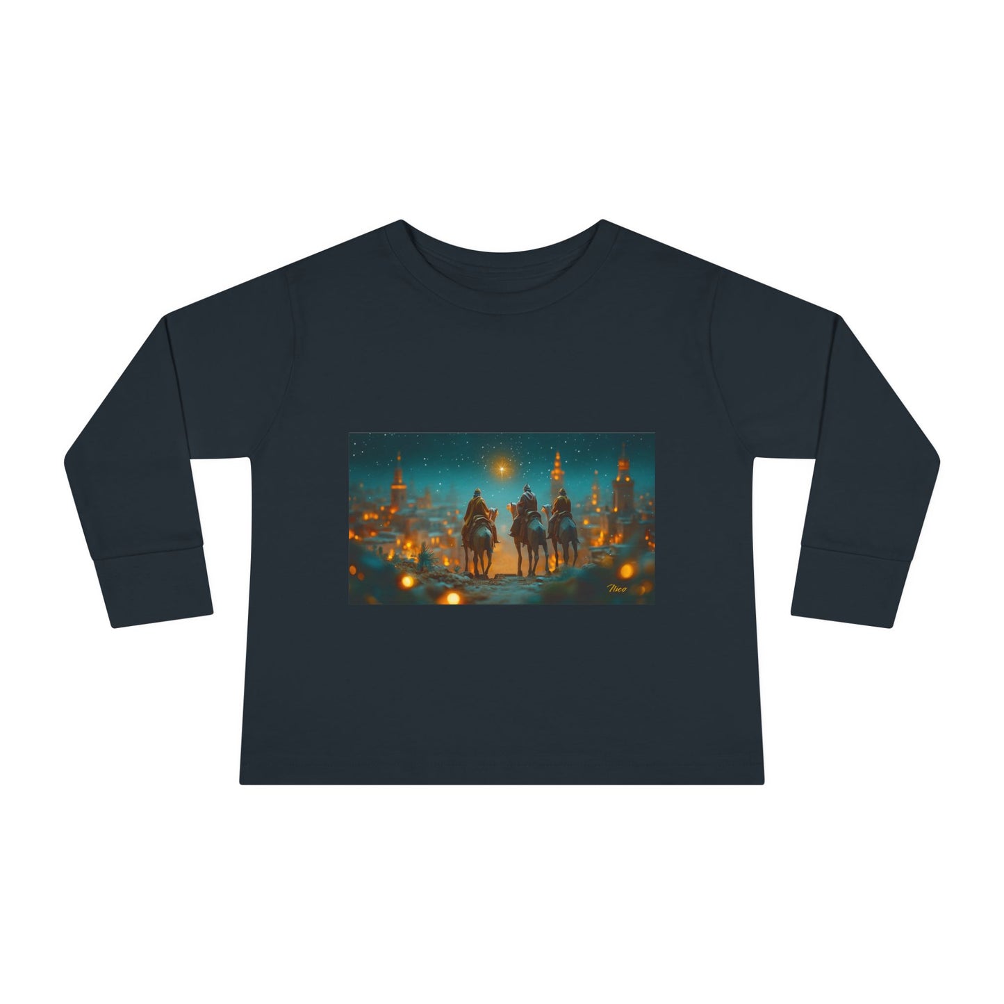 Chirstmas 2024 Series Print #9 Toddler Long Sleeve Tee