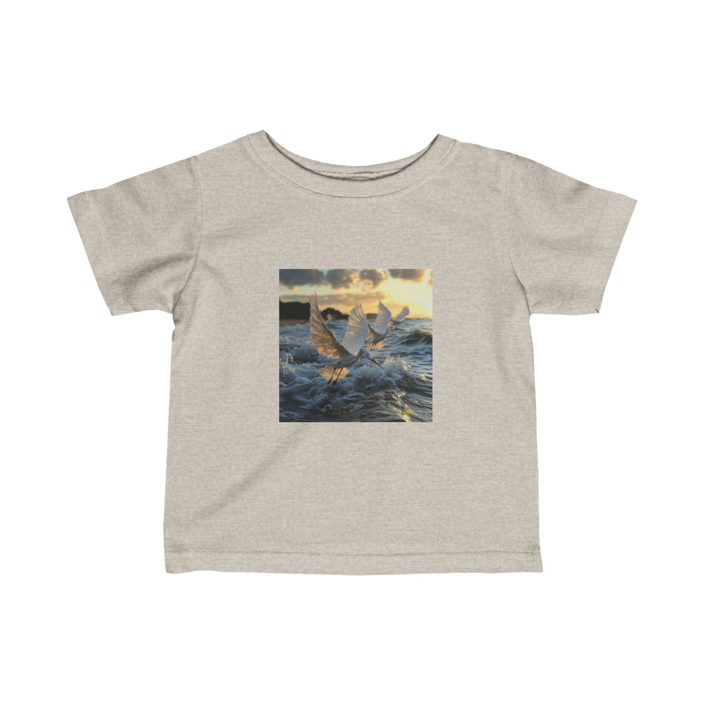 By The Seaside Series Print #10 Infant Fine Jersey Tee