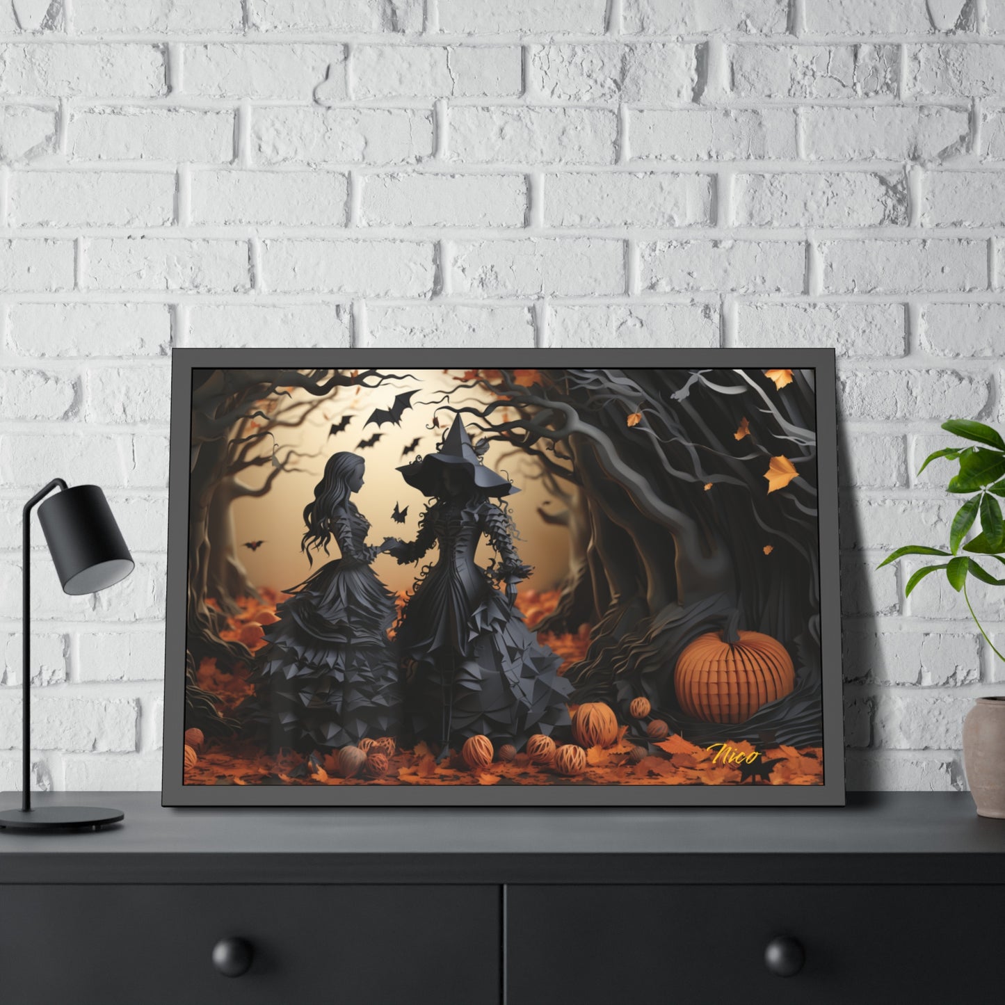 Halloween 2024 Series Print #9 - Framed Fine Art Paper Print