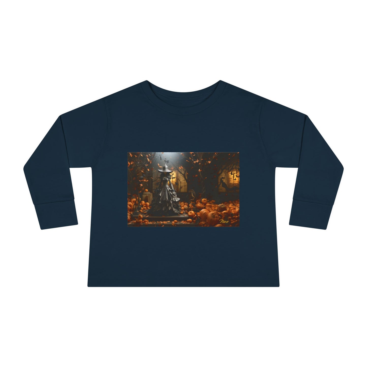 Halloween 2024 Series Print #10 Toddler Long Sleeve Tee