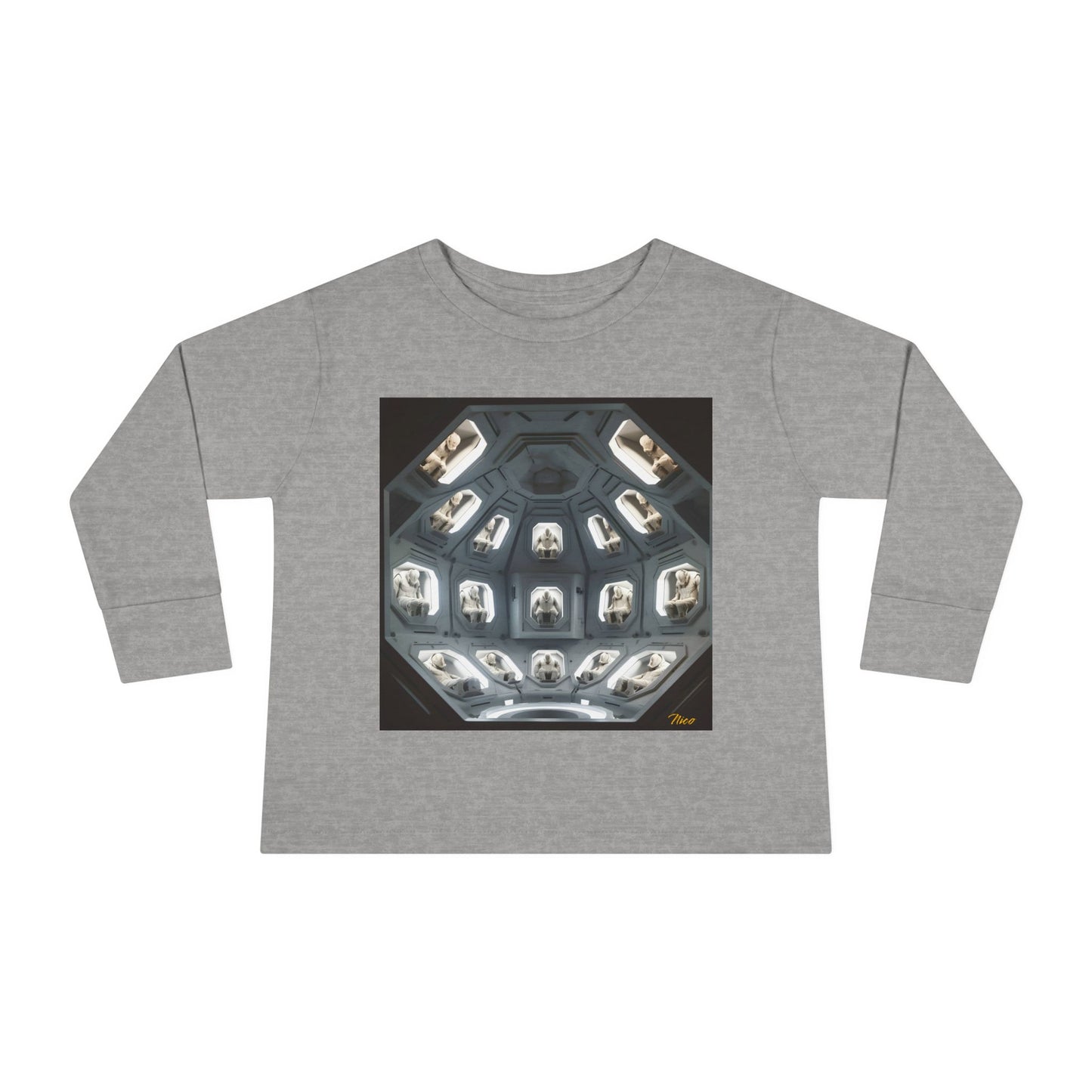 Elons' Dream Series Print #2 Toddler Long Sleeve Tee