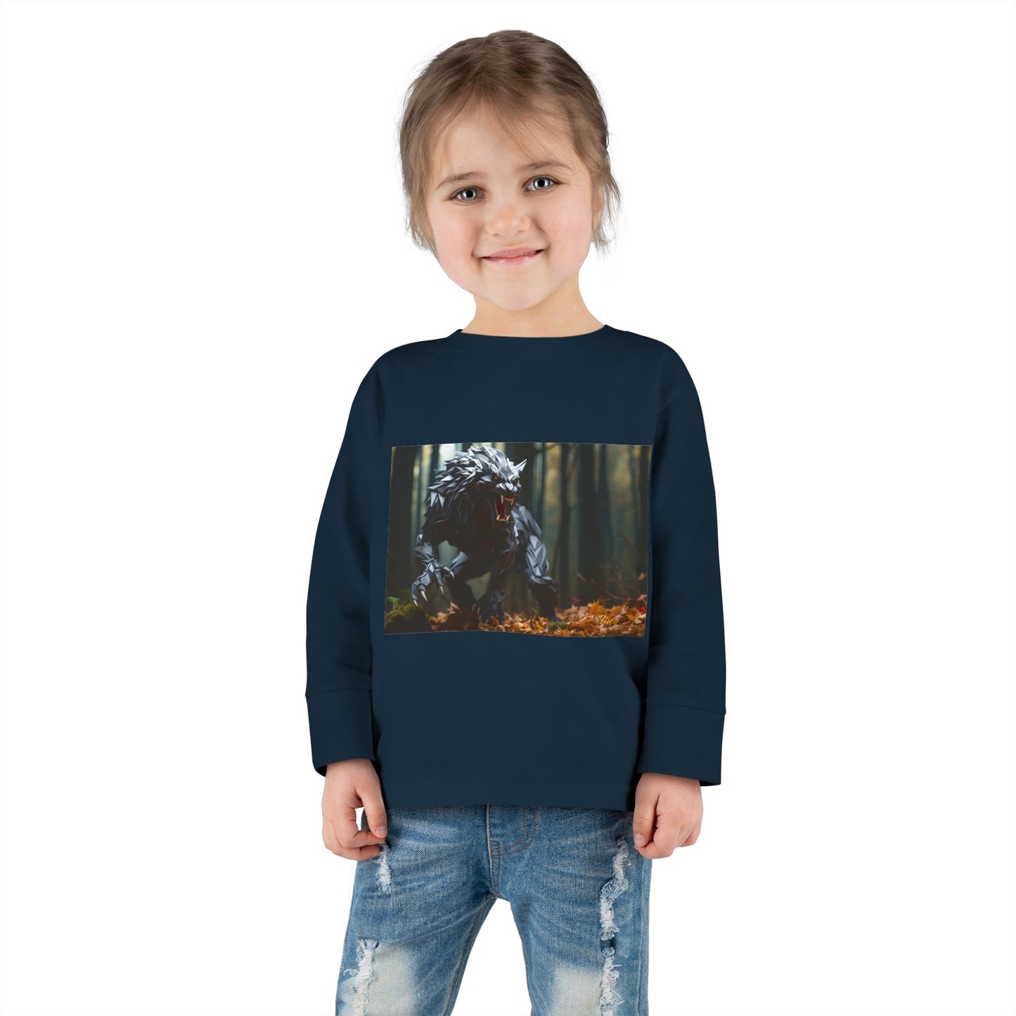 Halloween 2024 Series Print #6 Toddler Long Sleeve Tee