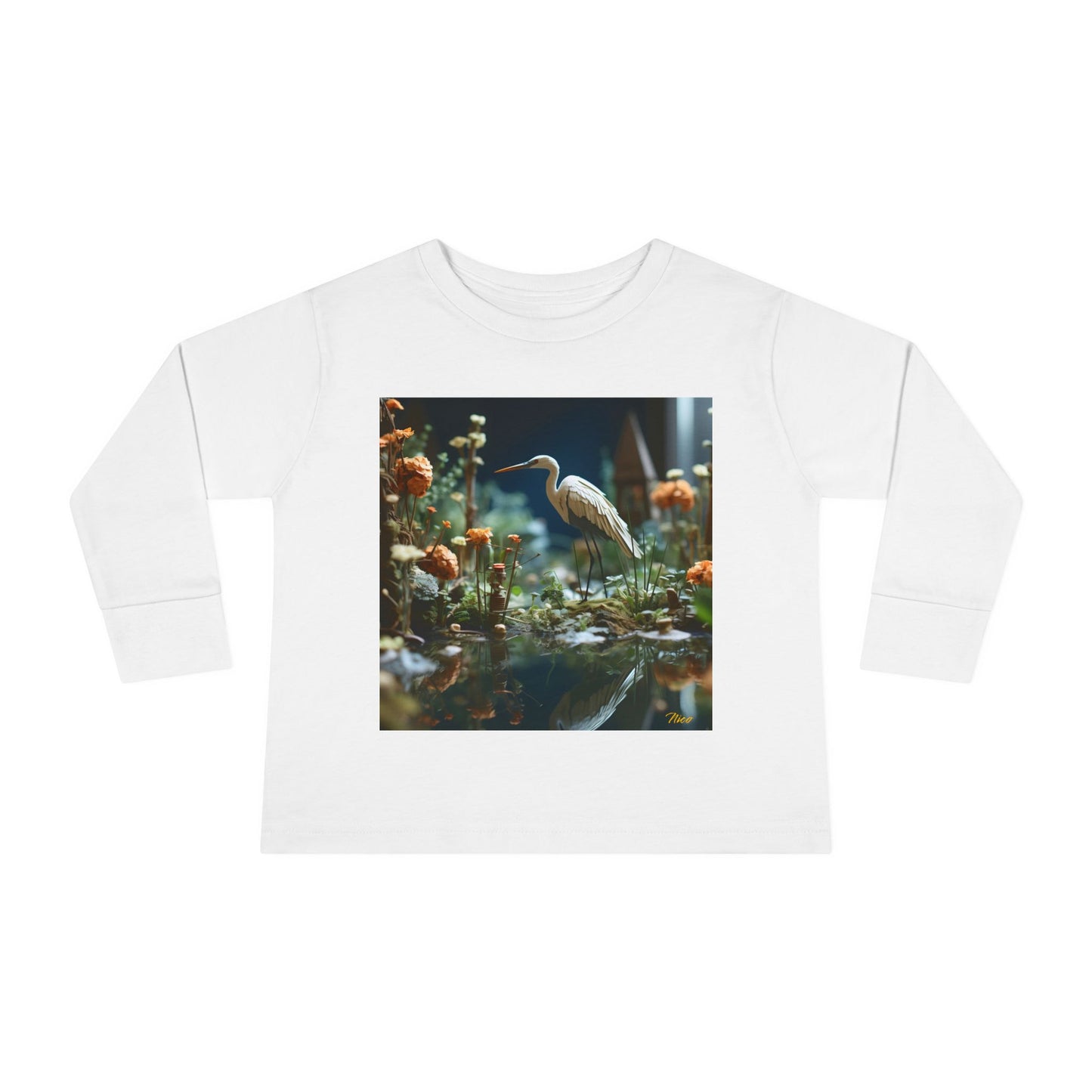 Born On A Bayou Series Print #1 Toddler Long Sleeve Tee