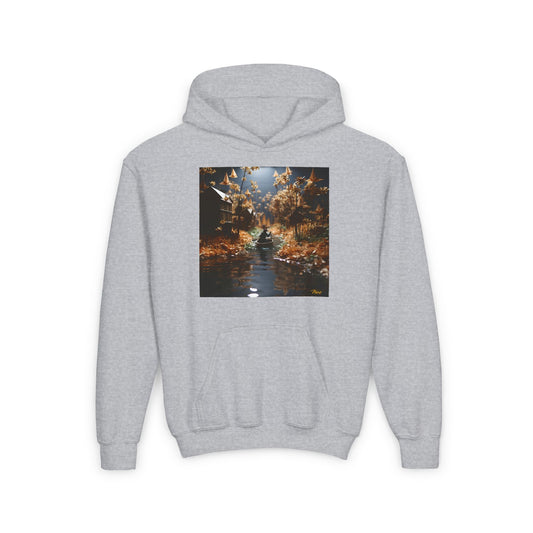 Born On A Bayou Series Print #5 Youth Heavy Blend Hooded Sweatshirt