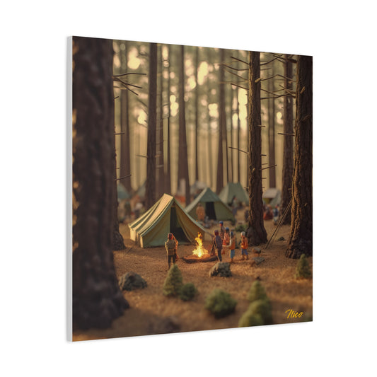 Campfire Series Print #3 - Streched Matte Canvas Print, 1.25" Thick